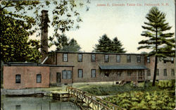 James E. Simonds Table Co. Postcard