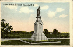 Hannah Dustin Monument Postcard