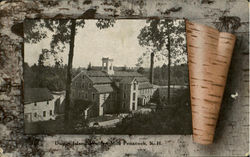 Dustin Island Woolen Mill Postcard