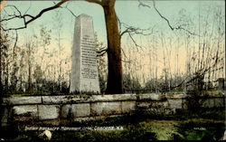 Indian Massacre Monument Postcard