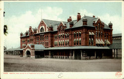Boston And Maine R. R. Passenger Station Postcard