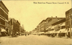 Main Street From Pleasant Street Postcard
