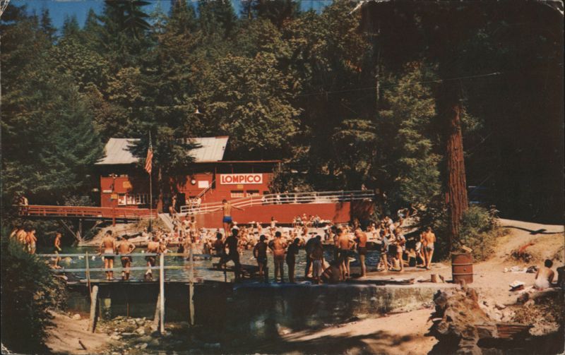 Lompico Swimming Pool, McCarthy's Store & The Dog House California
