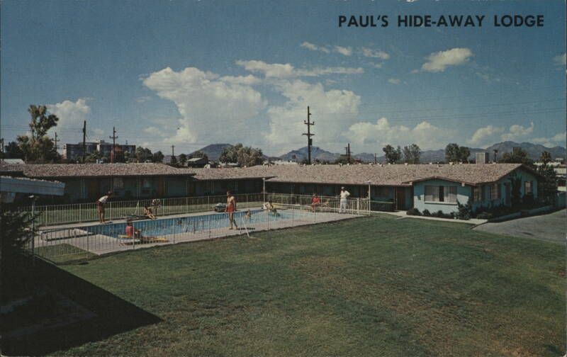 Paul's Hide-Away Lodge, Swimming Pool, Tucson, AZ Arizona