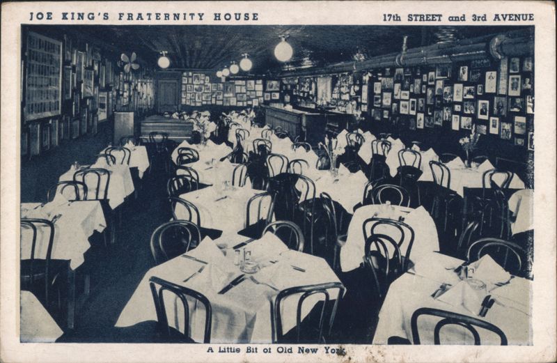 Joe King's Fraternity House New York City
