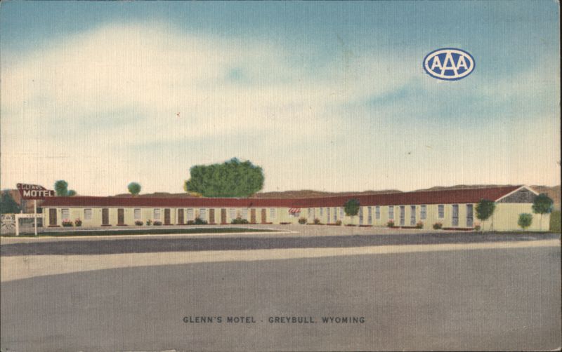 Glenn's Motel, AAA, Air Conditioned, Greybull WY Wyoming