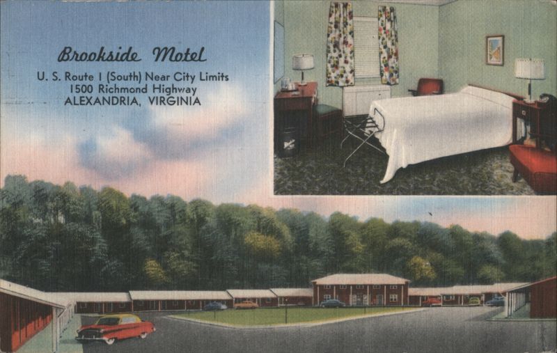 Brookside Motel, Alexandria, Virginia - U.S. Route 1