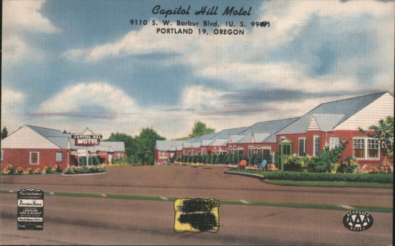 Capitol Hill Motel, 9110 S. W. Barbur Blvd. Portland Oregon
