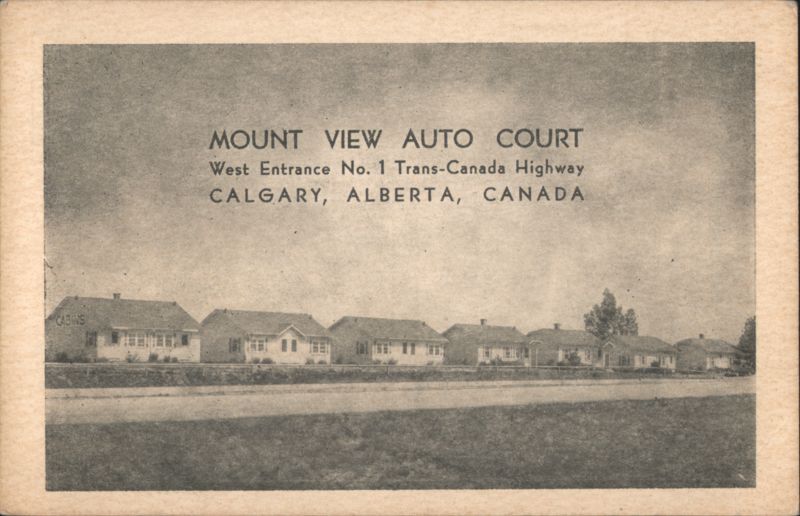 Mount View Auto Court Cabins, Trans-Canada Hwy, Calgary, AB