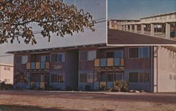 SURF Apartments, Modesto, California Postcard