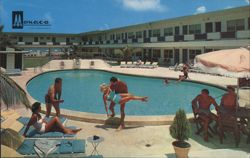 Monaco Luxury Resort Motel, Miami Beach, FL Postcard