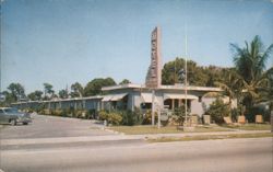 27th Ave. Motel & Apts. (Grapeland) Miami, FL Postcard