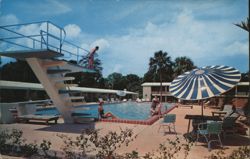 Howard Johnson Motor Lodge Daytona Beach FL Chrome Postcard Postcard