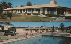 Bimini Bay Motel, Pool & Sun Deck, Hotel & Kitchen Apts Postcard