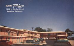 Redding Travelodge 1055 N. Market Street, Redding CA Postcard