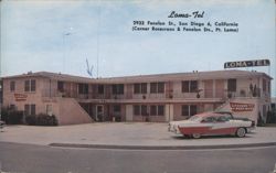 Loma-Tel Motel, San Diego, CA Postcard