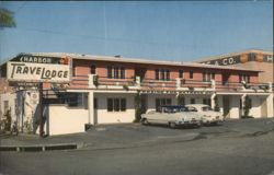 HARBOR Travelodge Motel, San Diego, CA Postcard