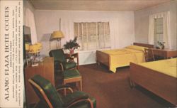 Alamo Plaza Hotel Couris, Double Bed Room Postcard