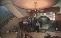 State Bank & Trust Co. Wellston - 70,000 lb. Vault Door Postcard