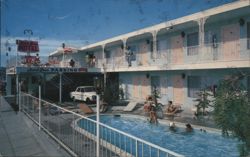 Mardi Gras Motel, Heated Pool, Family Suites Postcard