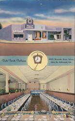Tick Tock Toluca Restaurant Exterior & Interior Postcard