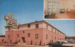 Wyn Motel, Los Angeles, Single Weekly Rates Postcard
