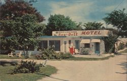 Sea-Dell Motel, Marathon, Florida Postcard