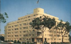 Shangri-la Apartment Hotel, Santa Monica, CA Postcard