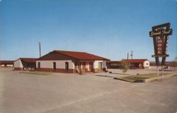 Spanish Trail Lodge, Fort Stockton, TX - Refrigerated AC Postcard