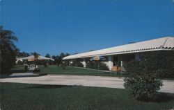Motel Naples, Air Conditioned Rooms, Shuffleboard Postcard
