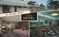 Cadillac Motel, St. Petersburg, Florida Postcard