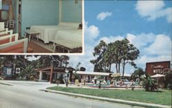 Cadillac Motel, Exterior & Interior, Sarasota, FL Postcard