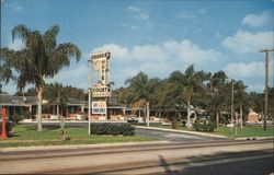 Orange Hotel Court - Air Conditioned, Tampa, FL Postcard