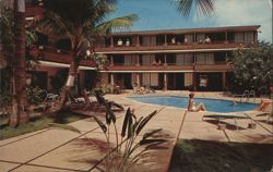 White Sands Hotel, Waikiki Pool & Lanai Apartments Postcard