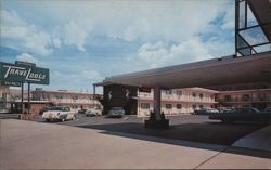 Indianapolis TraveLodge West Postcard