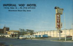 Imperial '400' Motel Postcard
