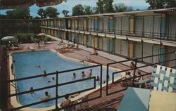 Holiday Inn New Orleans, Pool & Rooms Postcard