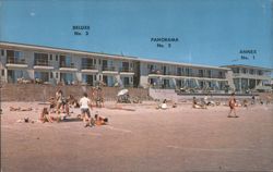 Driftwinds Motel, Oceanfront Resort, Wells Beach, ME Postcard