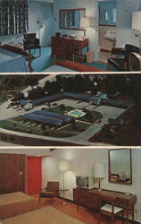 Concordian Motel - Acton, MA - Rooms, Pool, Color TV Postcard