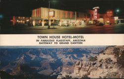 Town House Hotel-Motel, Flagstaff & Grand Canyon, AZ Postcard