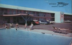 Kingman TraveLodge with Swimming Pool Postcard