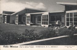 Villa Marina Bungalow Hotel, Ocean Front Postcard