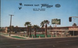 Phoenix East Travelodge, 965 E. Van Buren Postcard