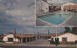 Deseret Motor Hotel, Heated Swimming Pool Postcard