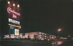Coachman's Inn Motel & Restaurant Little Rock AR Postcard