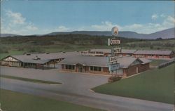 Queen Motor Lodge & Judges Steak House, Huntsville, AL Postcard