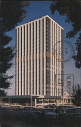 Del Webb's Towne House, The Showplace of Central California Postcard
