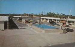Playground Motel - Wayside Beach, Panama City, FL Postcard