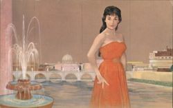 Maric Zamparelli's Rome Mural, TWA Jetstream Postcard