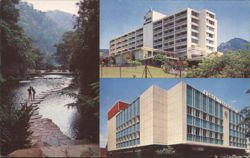 Hotel El Salvador Intercontinental, Banco Hipotecario, Balneario Los Chorros Postcard